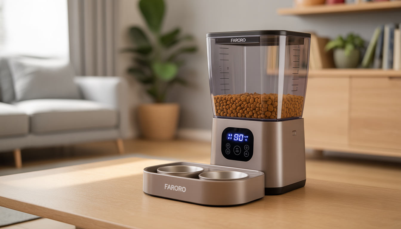 Faroro 7L comedero automático para perros con temporizador