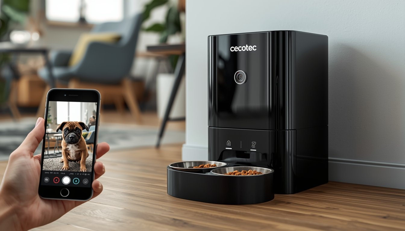 Cecotec Pumba 8600 comedero automático con cámara para perros