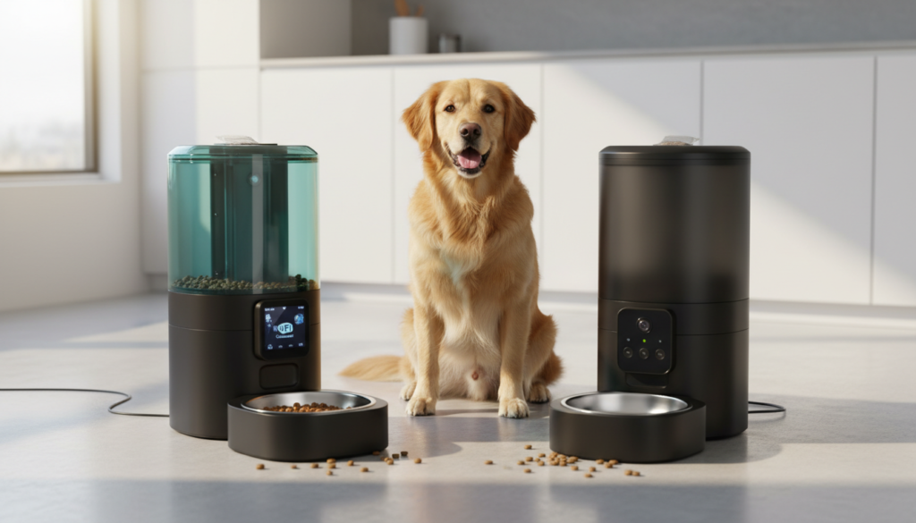 Pumba 6000 vs Pumba 8600 comedero automático para perros con WiFi