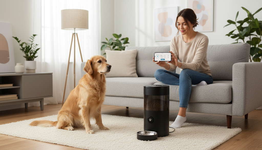 Pumba 8600 comedero automático para perros y gatos con cámara y WiFi